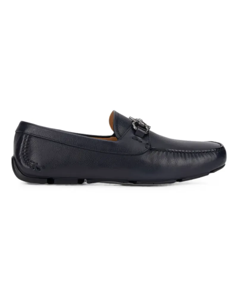 Ferragamo leather loafers - Blau Blau