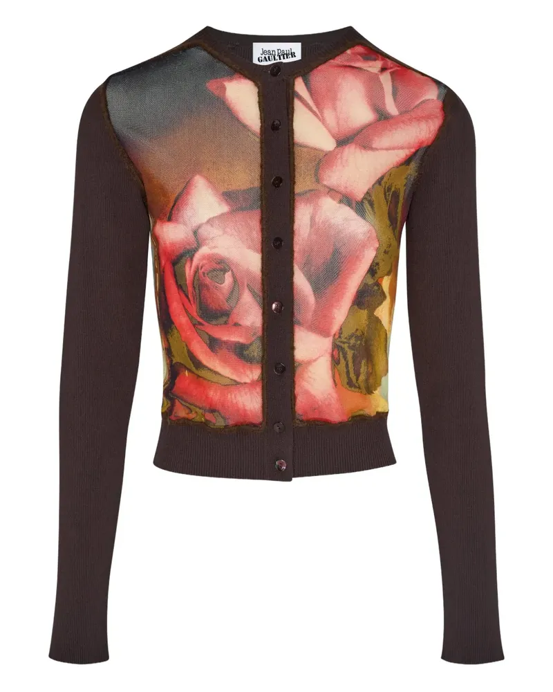 Jean Paul Gaultier Cardigan mit Knöpfen - Braun Braun