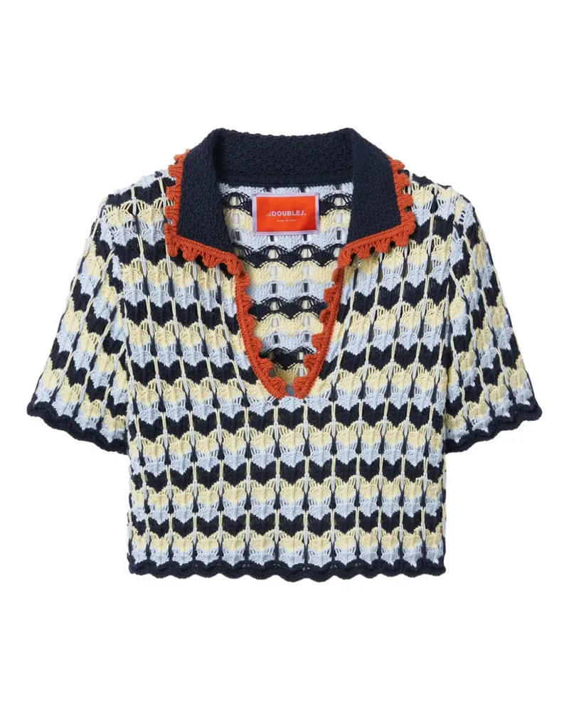 La DoubleJ Perry Poloshirt - Blau Blau