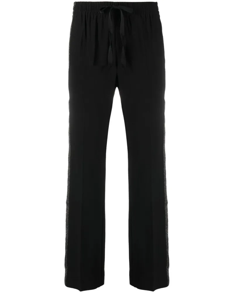 Zadig & Voltaire Gestreifte Hose mit Kordelzug - Schwarz Schwarz