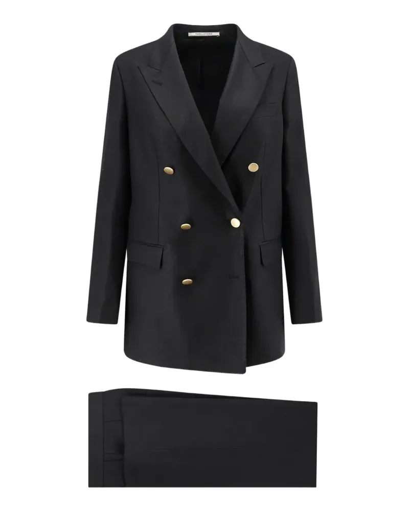 Tagliatore double-breasted suit - Schwarz Schwarz