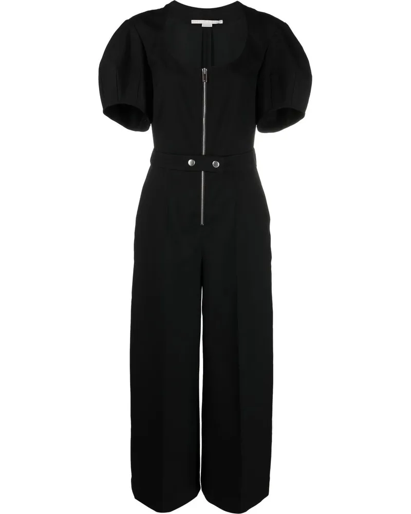 Stella McCartney Jumpsuit mit Reißverschluss - Schwarz Schwarz