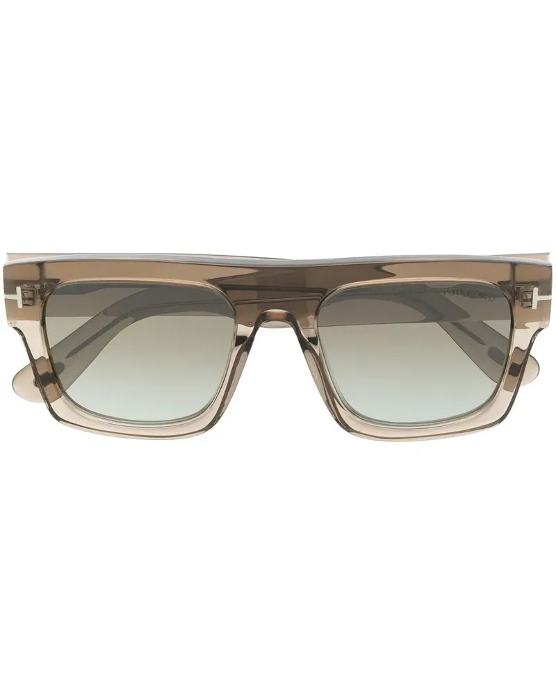 Tom Ford Transparente Sonnenbrille - Grau Grau