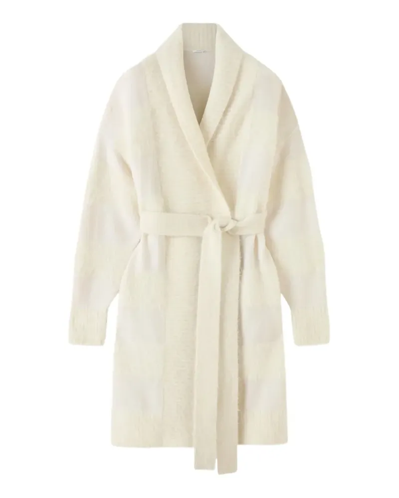 Joseph Sammy belted shawl-collar coat - Nude Nude