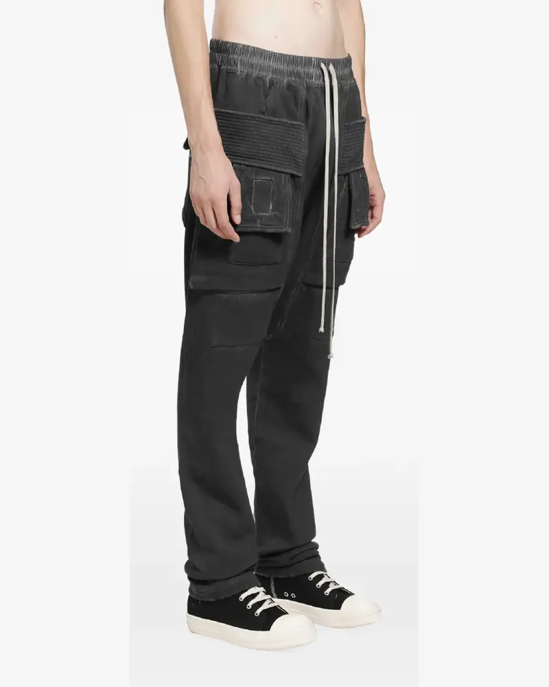 DRKSHDW by Rick Owens Cargohose mit Kordelzug - Schwarz Schwarz