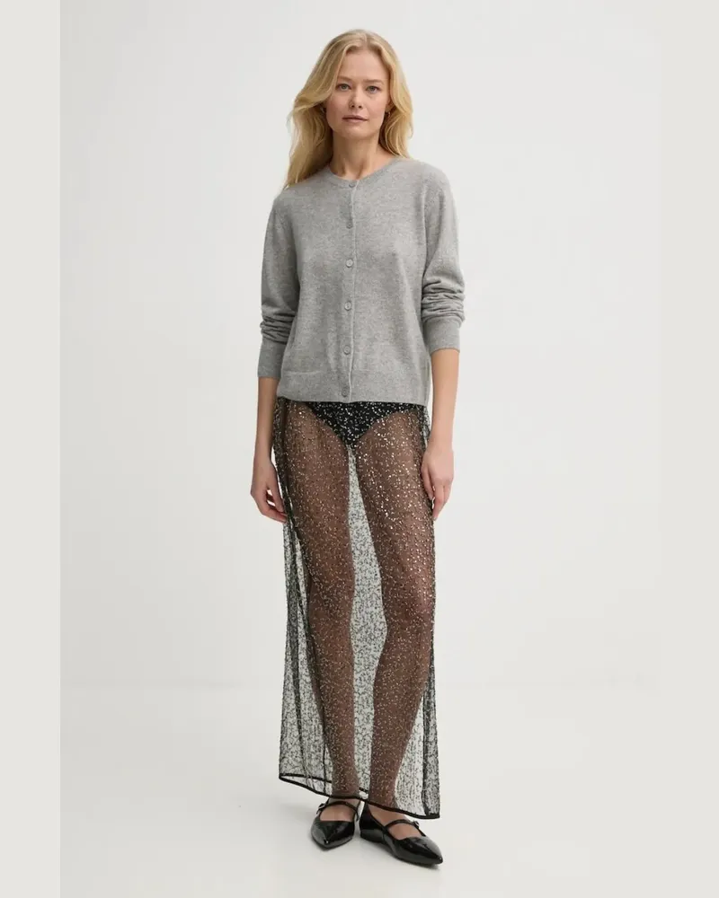 Samsøe & Samsøe Rock aus Mesh mit Perlen - Schwarz Schwarz