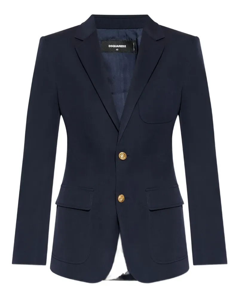 Dsquared2 Einreihiges Sakko - Blau Blau