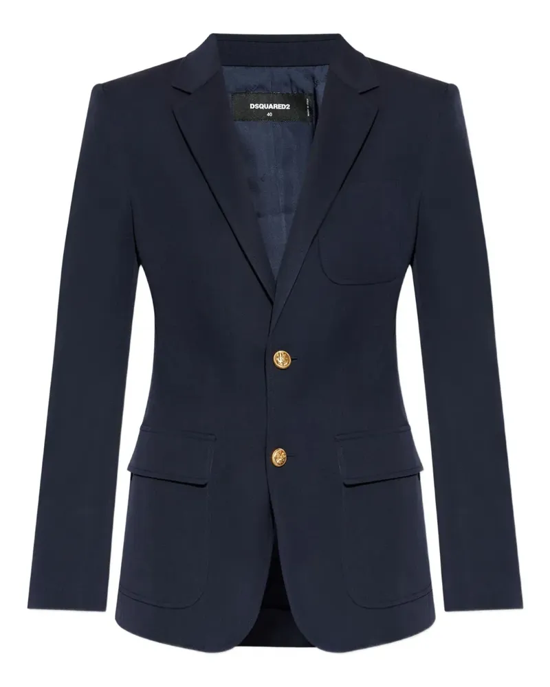Dsquared2 Einreihiges Sakko - Blau Blau
