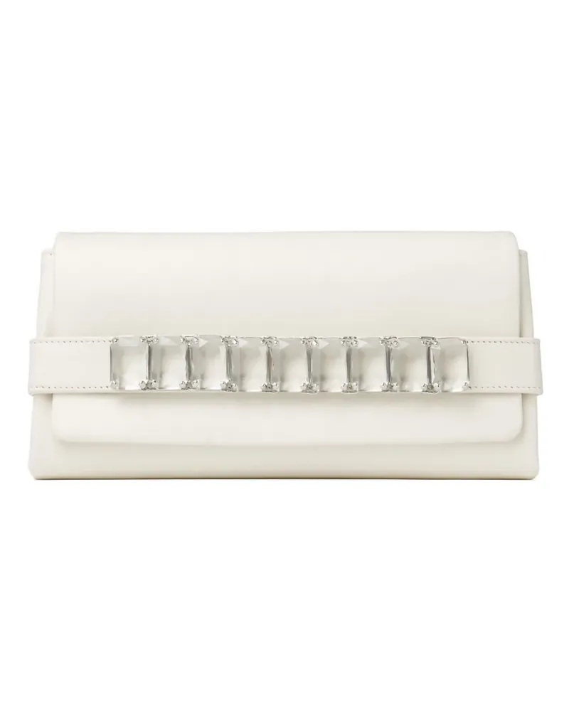 Jimmy Choo Kya Clutch - Weiß Weiß