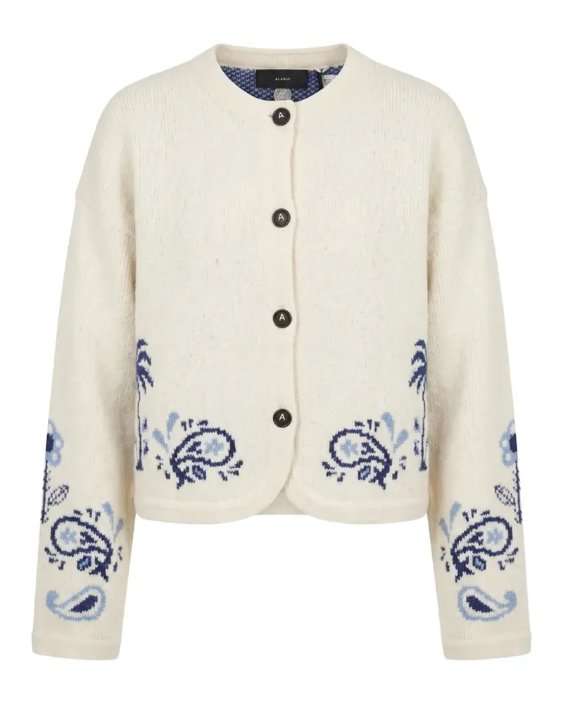 Alanui Island Roots Foulard Jacke - Weiß Weiß