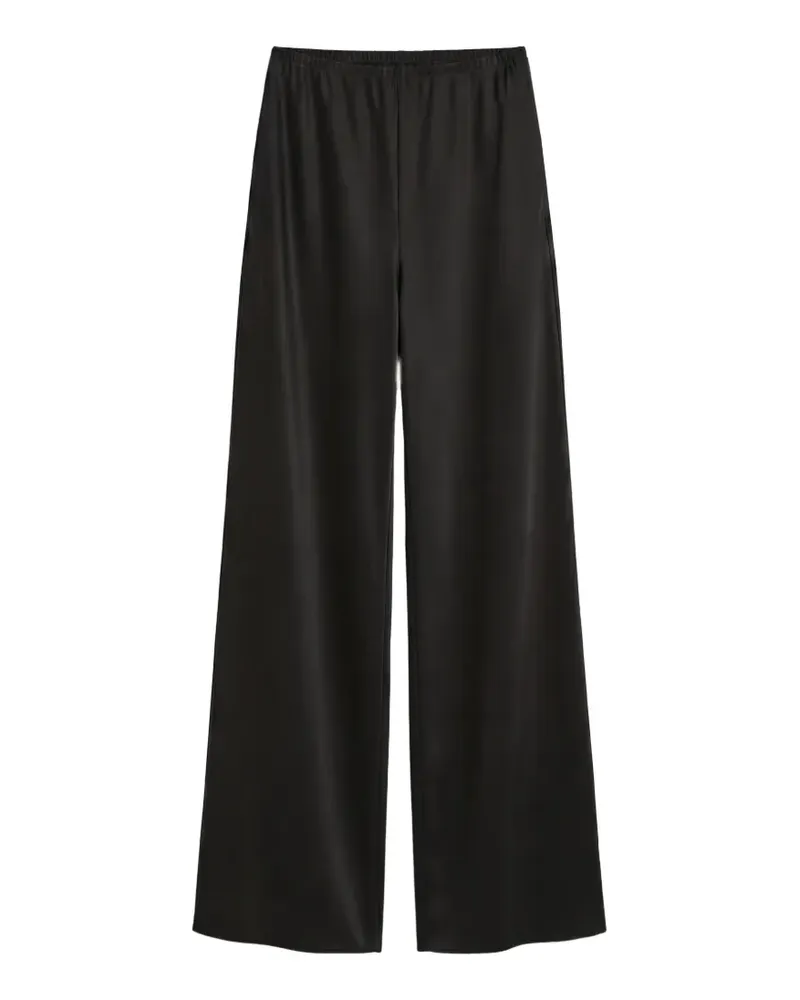 Reformation Gale Hose aus Satin - Schwarz Schwarz