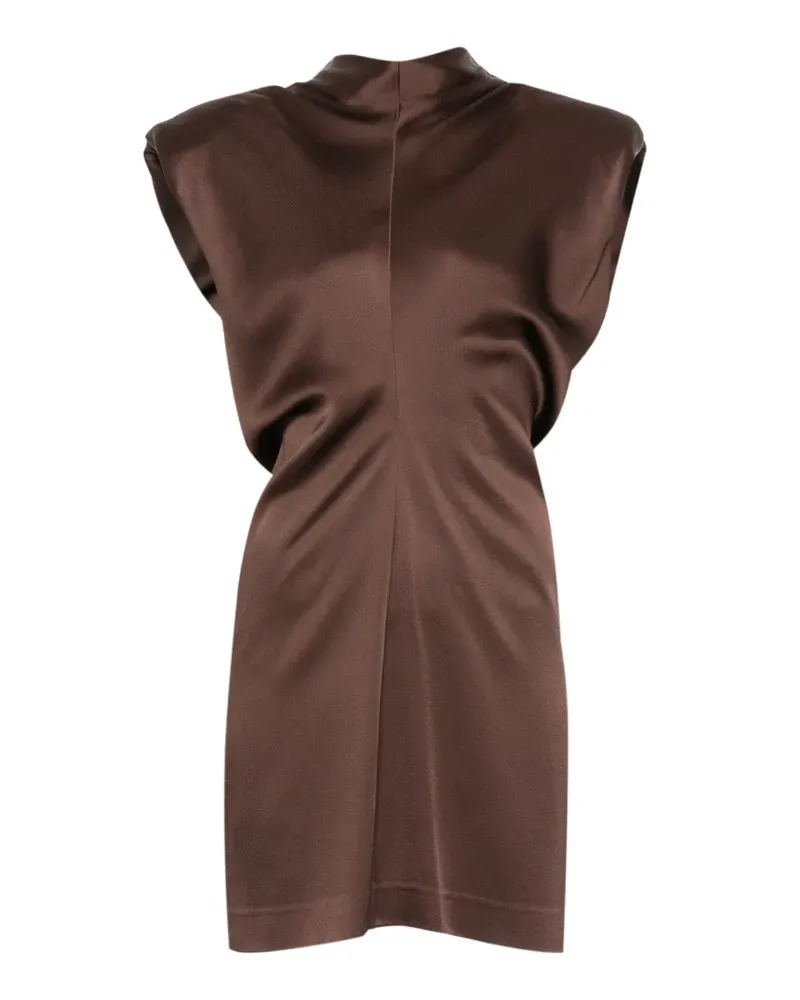 Federica Tosi sleeveless mini dress - Braun Braun