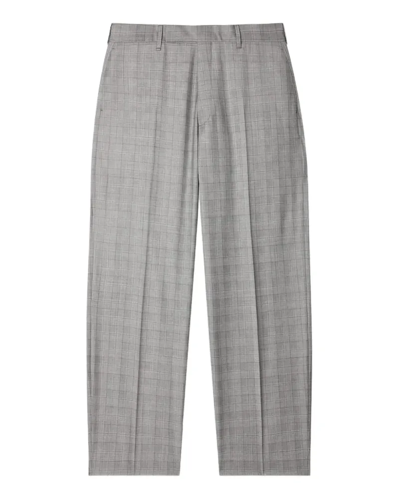 Paul Smith Karierte Hose mit lockerem Schnitt - Grau Grau