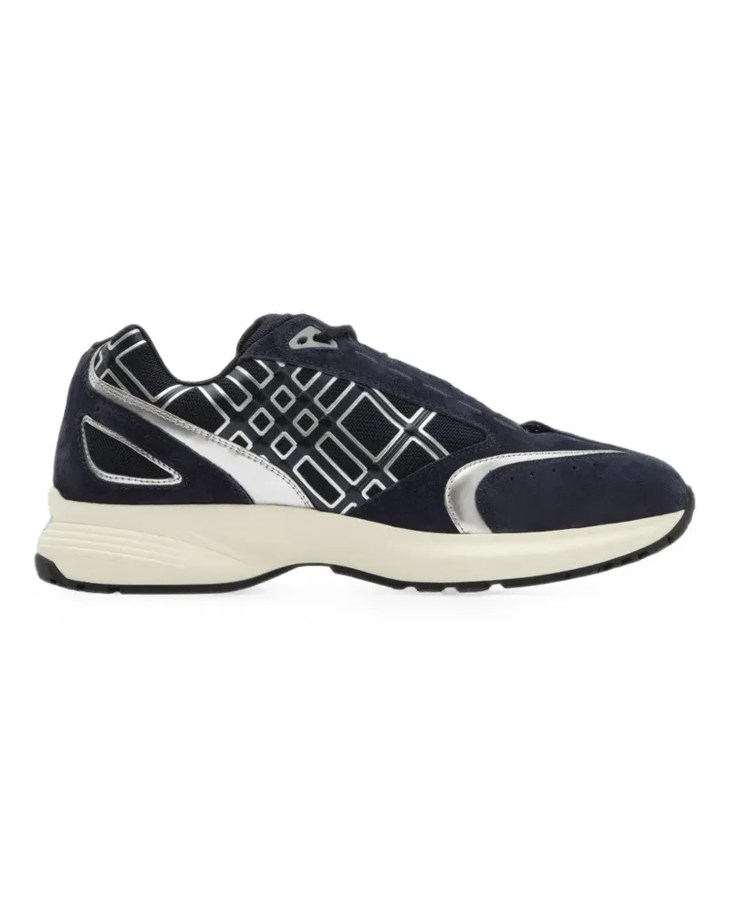 Burberry suede nylon Eclipse sneakers - Blau Blau