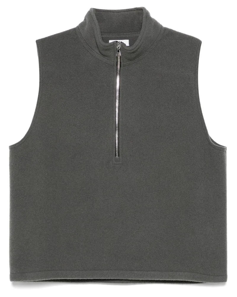 Rier Weste aus Fleece - Grau Grau