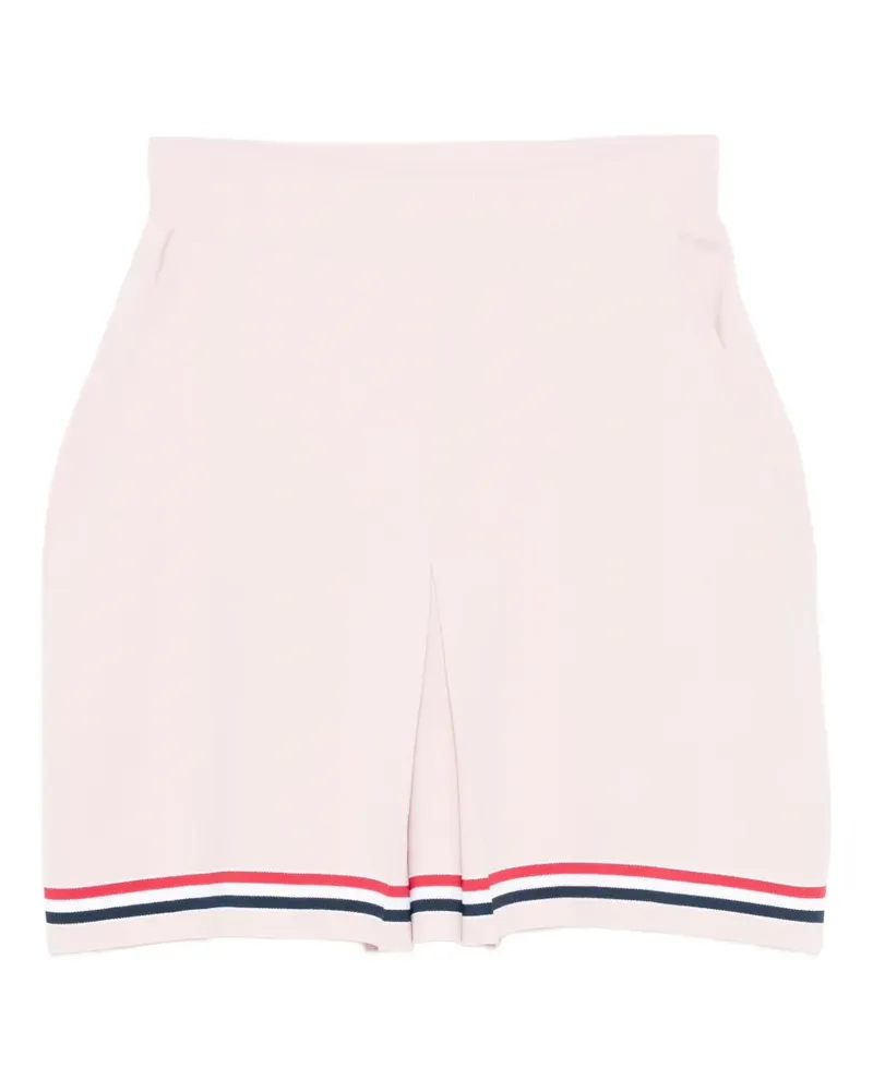 Thom Browne RWB-stripe box-pleated mini skirt - Rosa Rosa