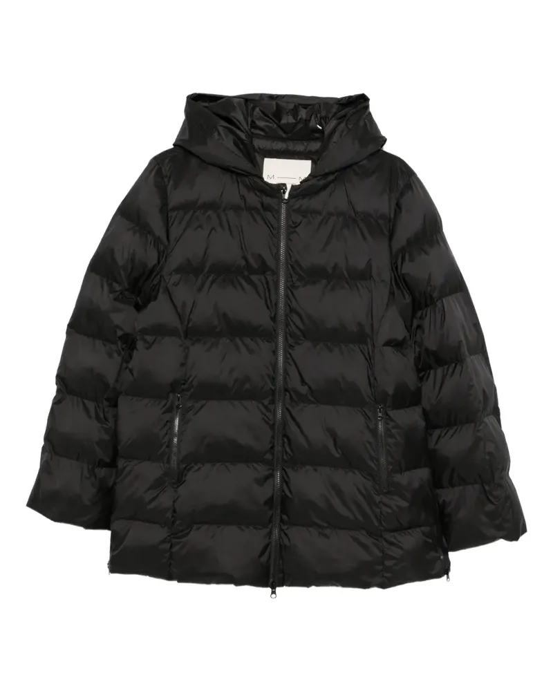 Max Mara quilted hooded jacket - Schwarz Schwarz