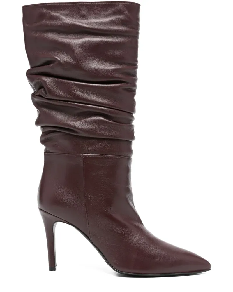 Via Roma 15 Stiefel mit spitzer Kappe 80mm - Rot Rot