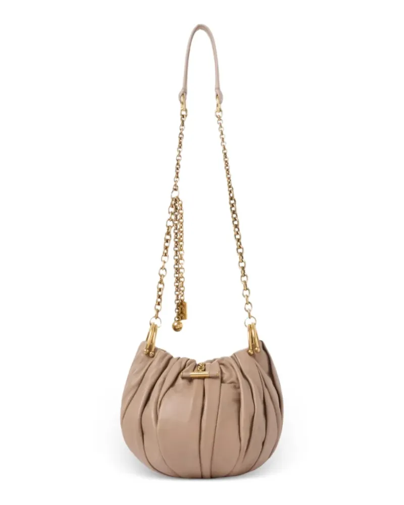 Chloé Plissé crossbody bag - Nude Nude