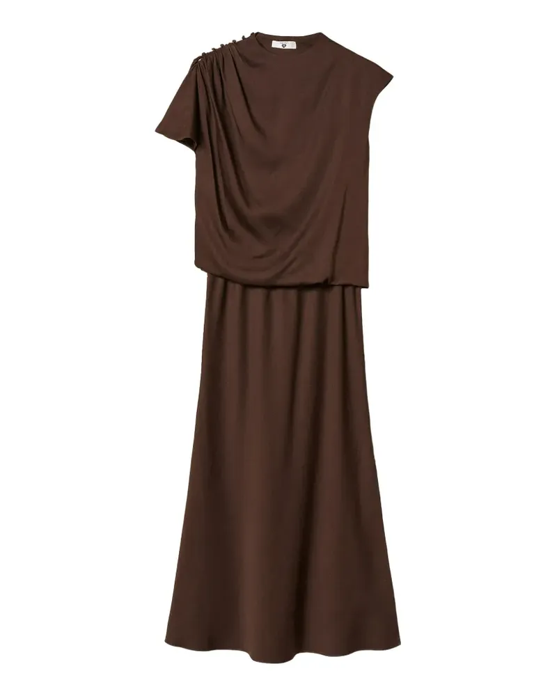 Twin-Set satin midi dress - Braun Braun