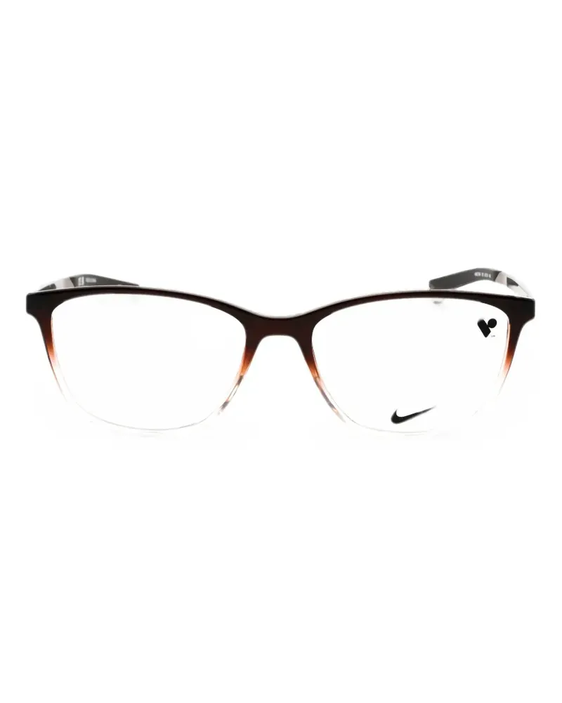 Nike rectangle-frame glasses - Braun Braun