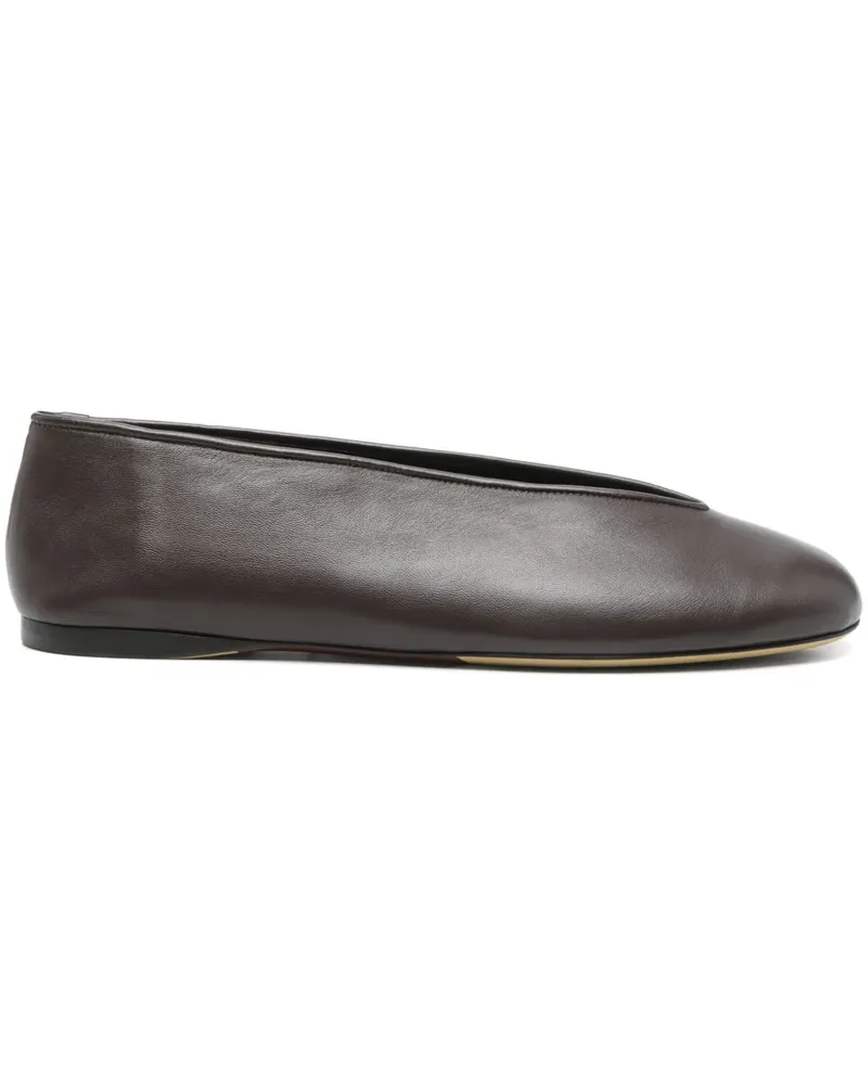 Moschino Duck Ballerinas - Braun Braun