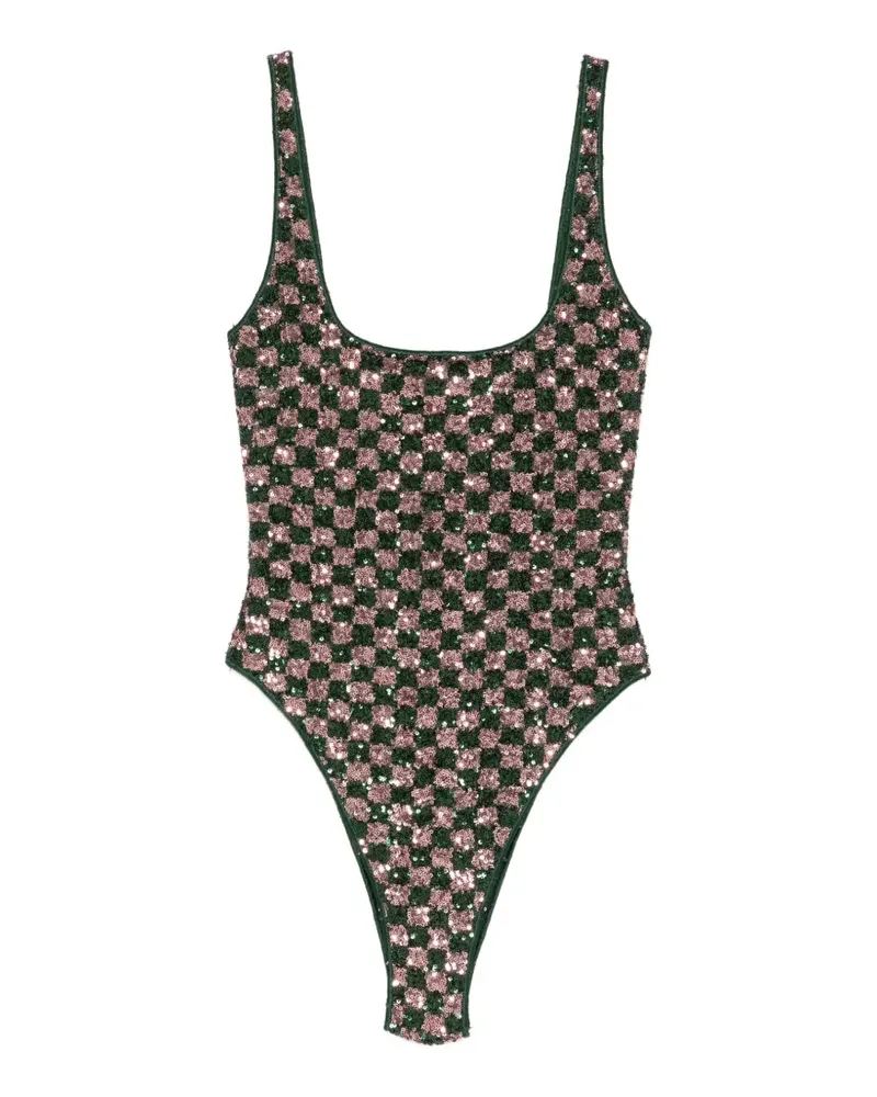 Oséree sequined swimsuit - Grün Grün