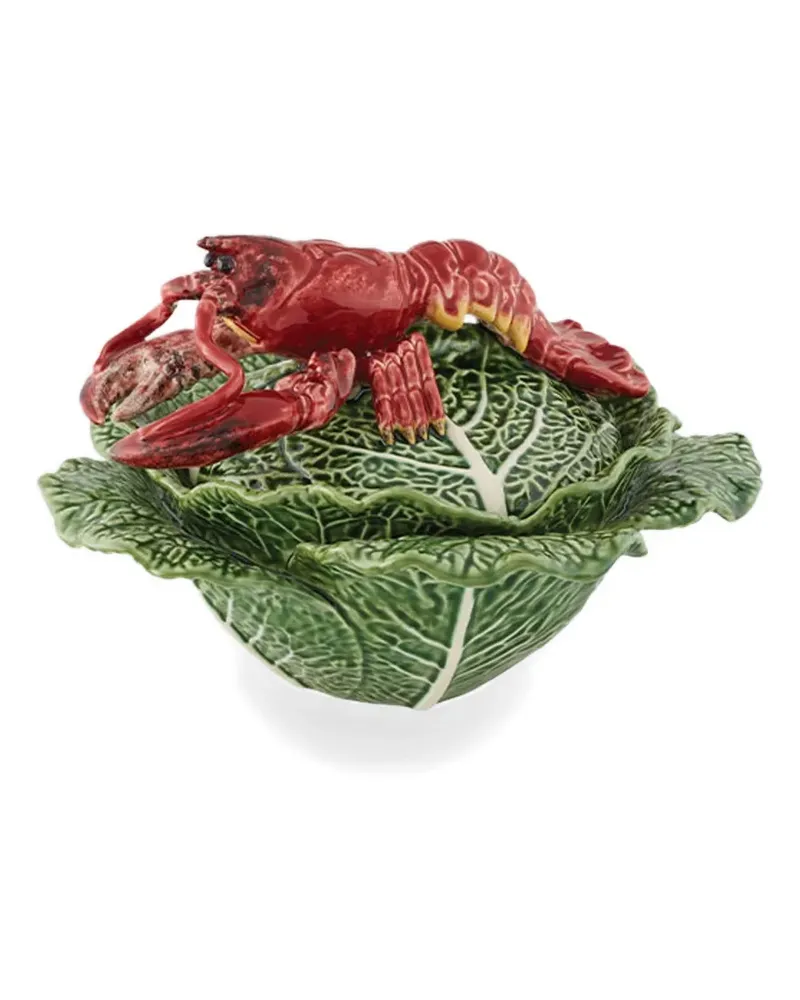 Bordallo Pinheiro Cabbage With Lobsters soup bowl - Rot Rot