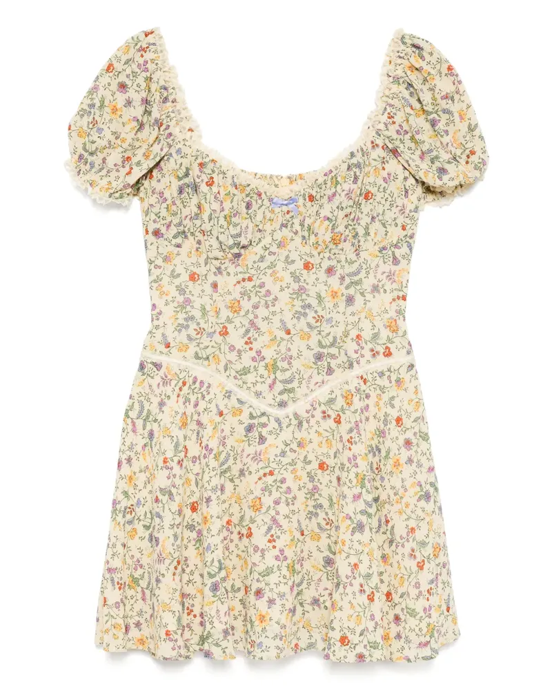 Reformation Ondine Kleid - Gelb Gelb