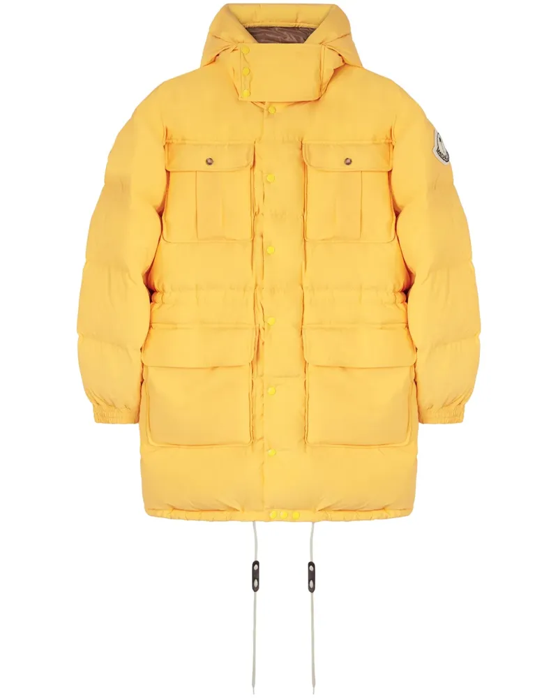Moncler x  langer Parka - Gelb Gelb
