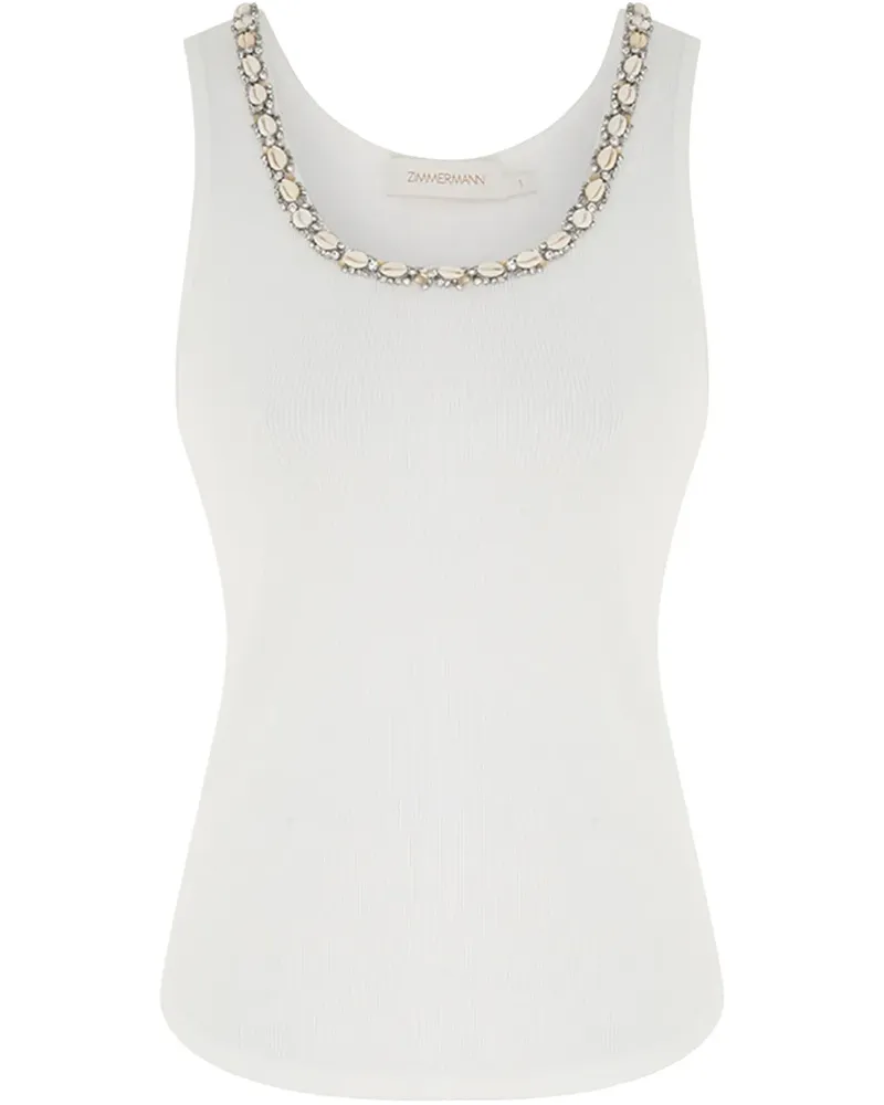 Zimmermann Illuminate Tanktop - Weiß Weiß