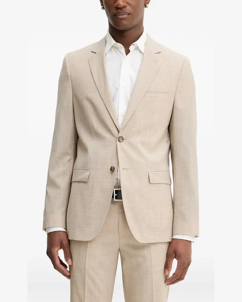 HUGO BOSS Jeckson checked suit - Nude Nude