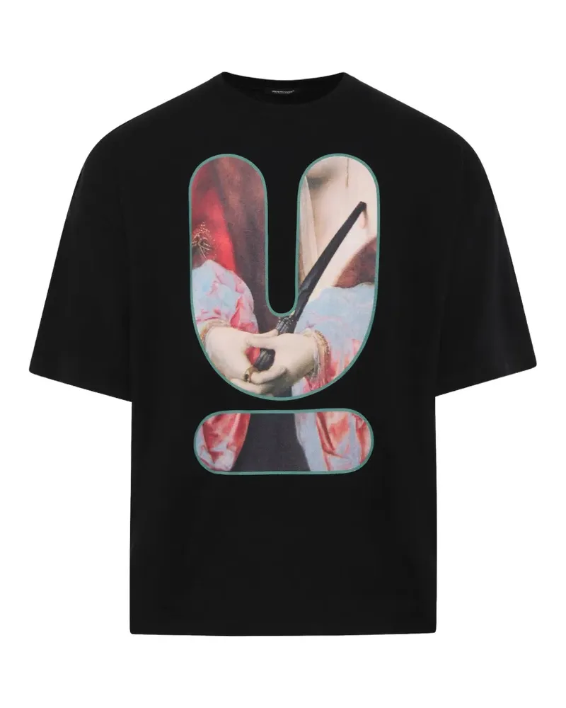 Undercover logo-print T-shirt - Schwarz Schwarz