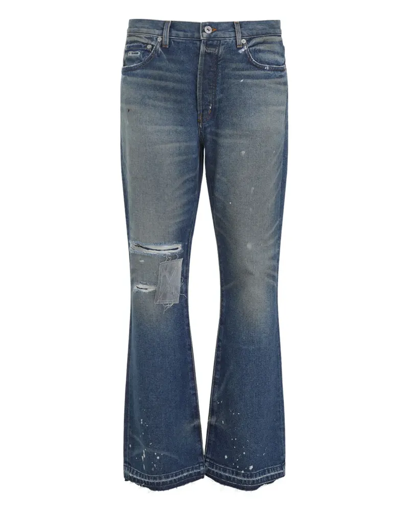 GALLERY DEPT. ripped patch jeans - Blau Blau