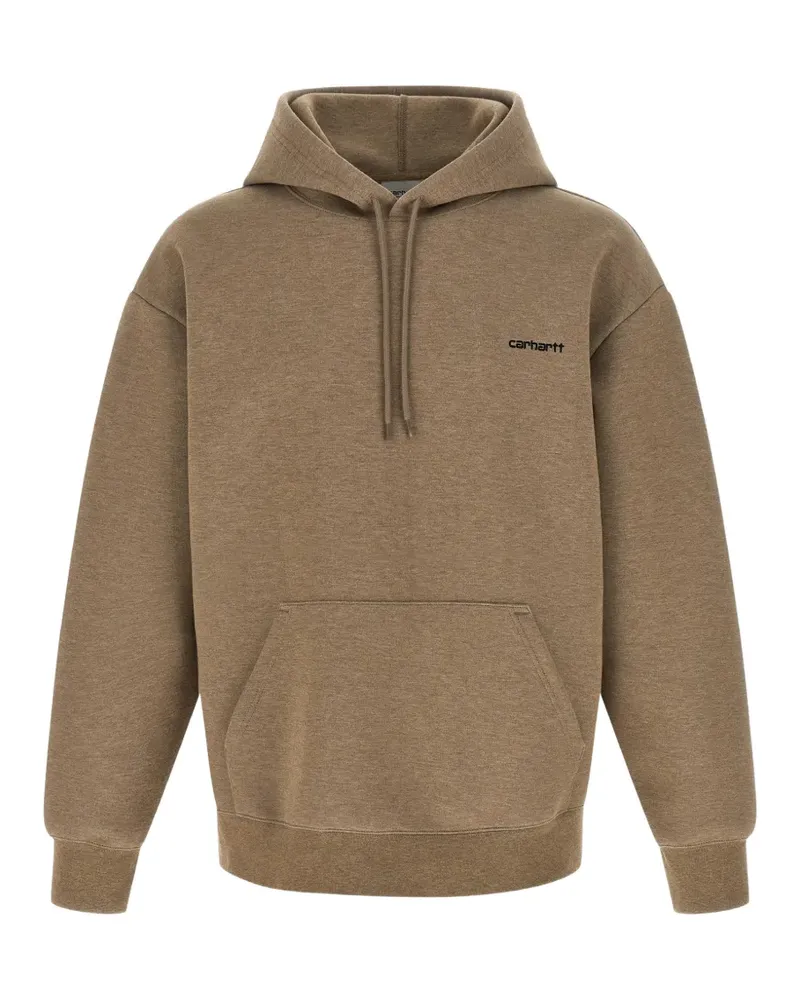 Carhartt WIP Alda logo-embroidered hoodie - Nude Nude