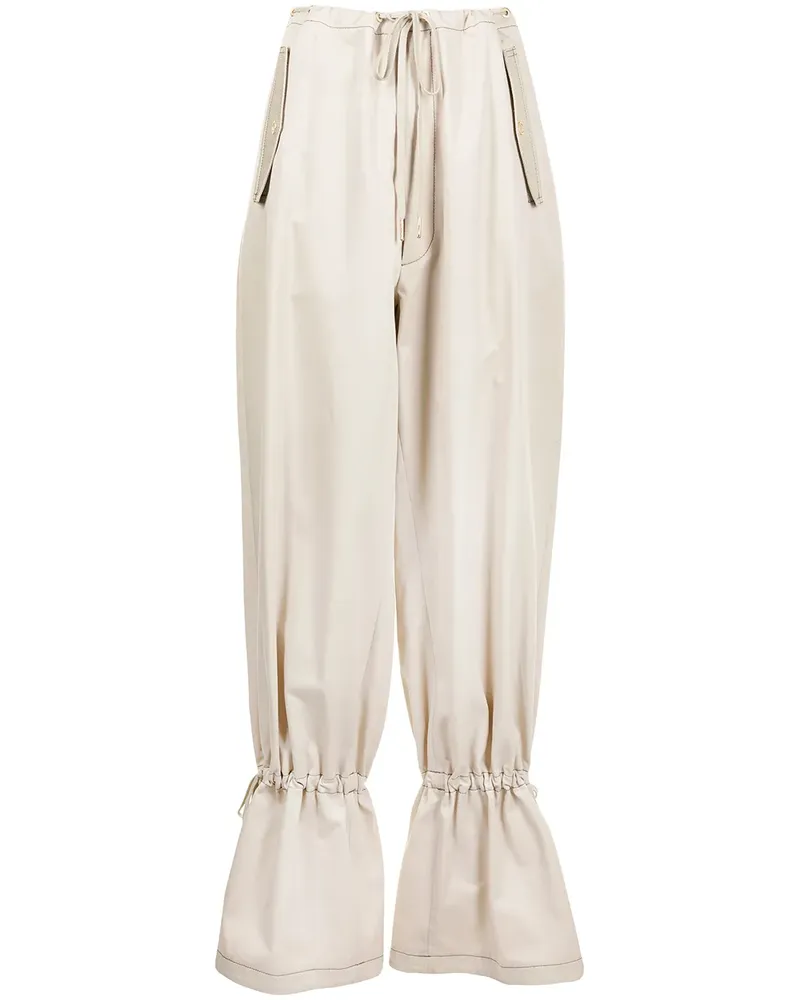 Dion Lee Tapered-Hose mit Kordelzug - Braun Braun