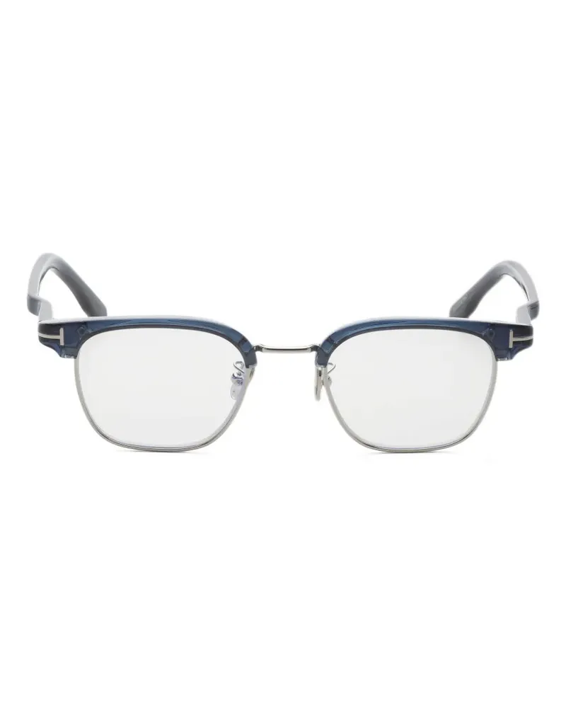 Tom Ford browline-frame glasses - Blau Blau