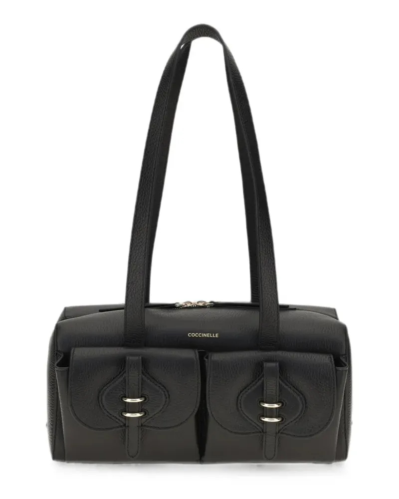 Coccinelle Mavery Pocket shoulder bag - Schwarz Schwarz