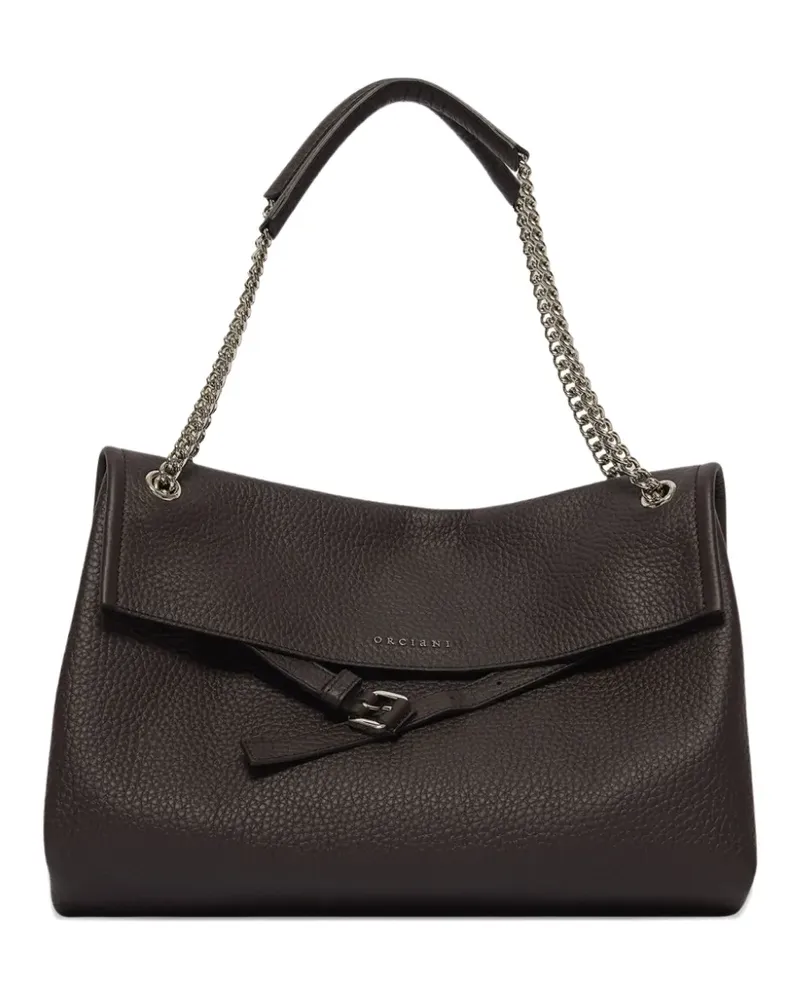 Orciani Nana Schultertasche - Braun Braun