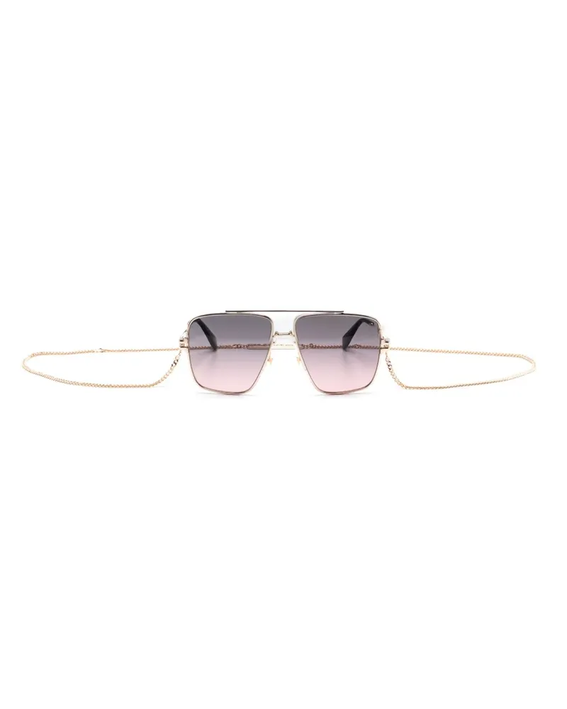 Marc Jacobs Pilotenbrille mit Farbverlauf - Gold Gold