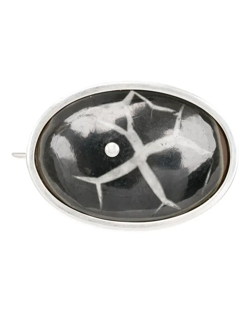 CC-Steding graphic-print pins - Silber Silber