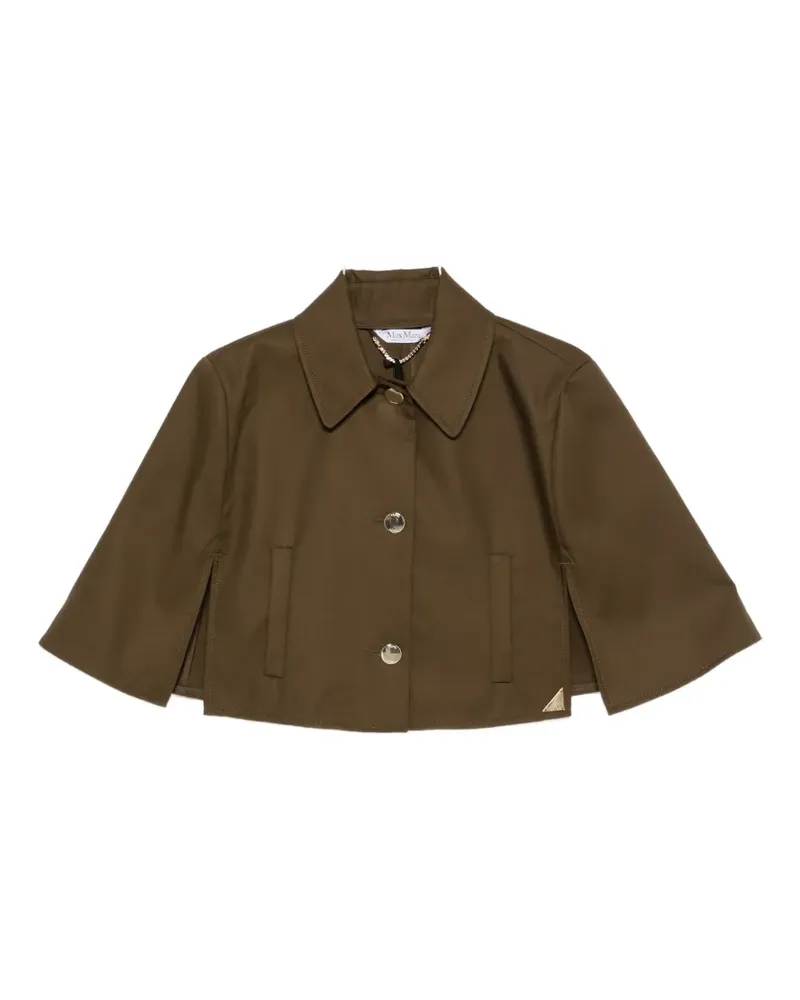Max Mara Padre cropped cape - Braun Braun