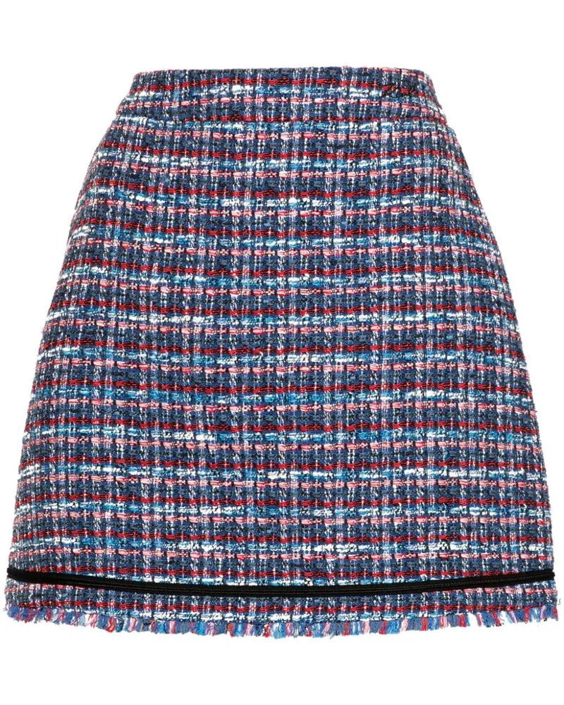 Karl Lagerfeld Minirock aus Bouclé - Blau Blau