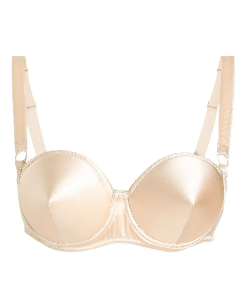 Dolce & Gabbana Balconette-BH aus Satin - Nude Nude