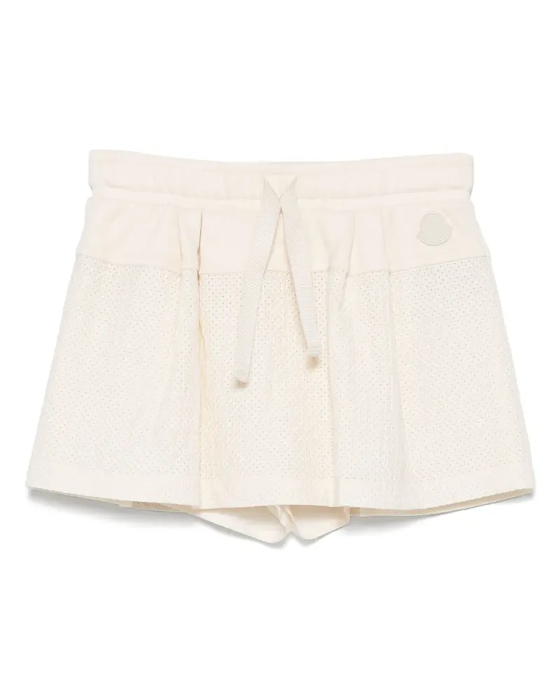 Moncler Strukturierter Minirock - Nude Nude