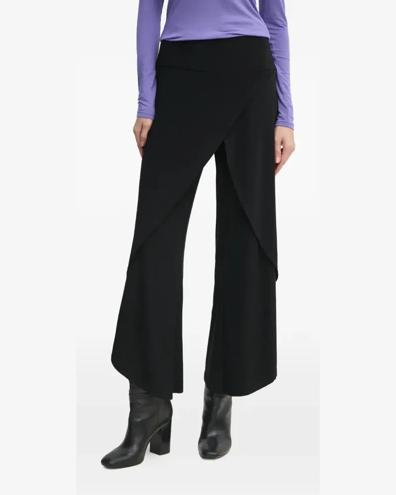 Joseph Ribkoff drape-wrap trousers - Schwarz Schwarz
