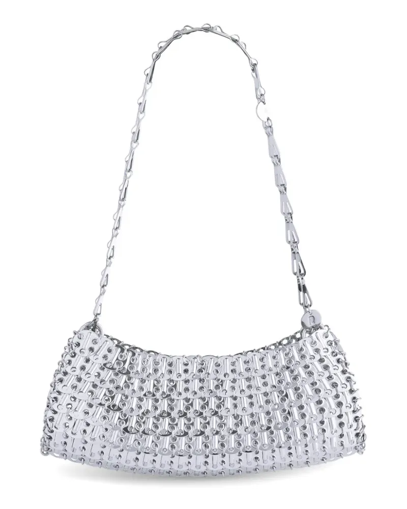Paco Rabanne Nano 1969 Schultertasche aus Kettengeflecht - Silber Silber