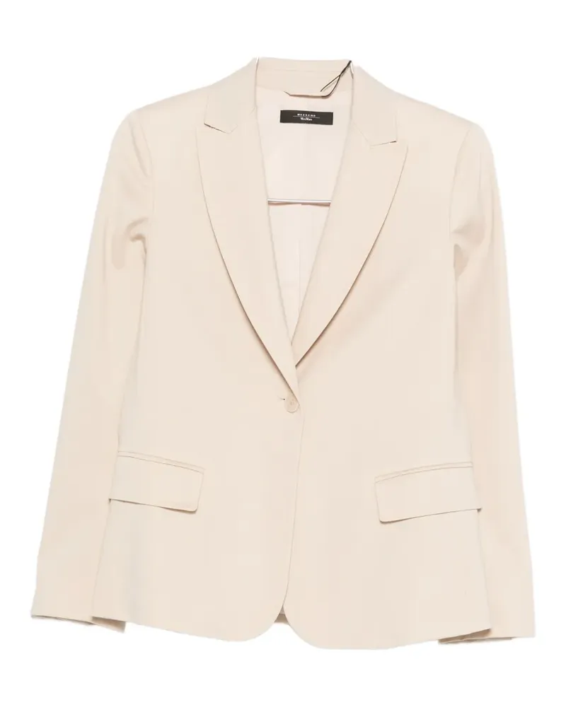 Max Mara notched-lapel blazer - Nude Nude