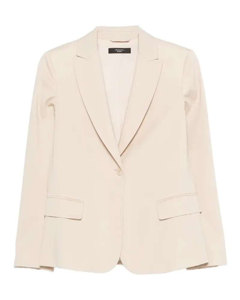 Max Mara Sakko mit fallendem Revers - Nude Nude