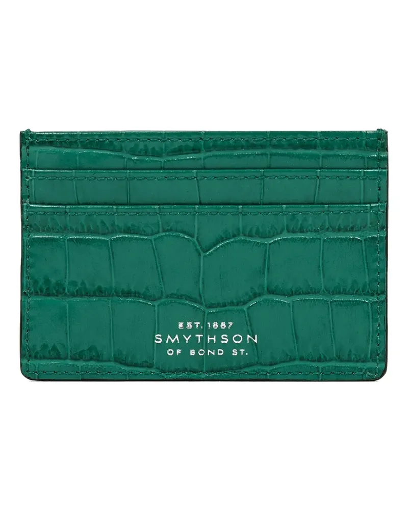 Smythson Mara Kartenetui - Grün Grün